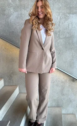 Neo Noir Bukser - Alice Suit - Dusty Brown