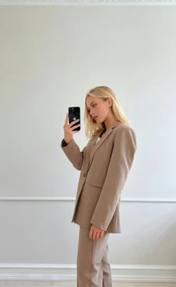 Neo Noir Bukser - Alice Suit - Dusty Brown