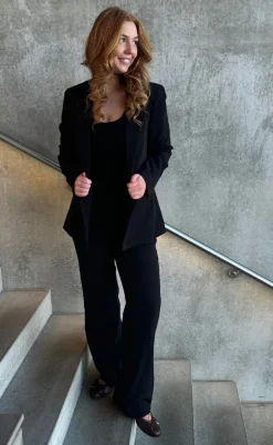 Neo Noir Bukser - Alice Suit - Black