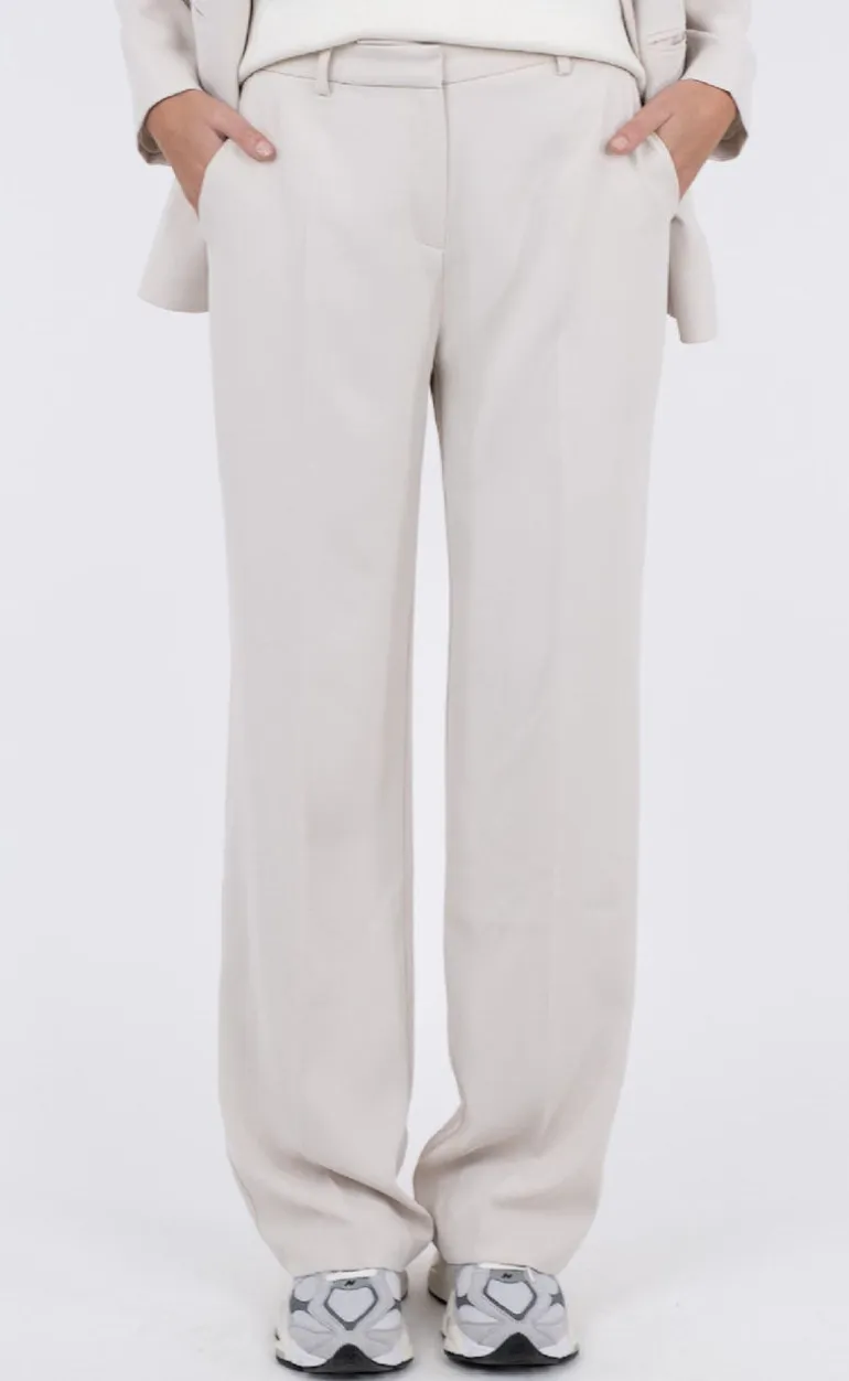Neo Noir Bukser - Alice Woven - Ivory