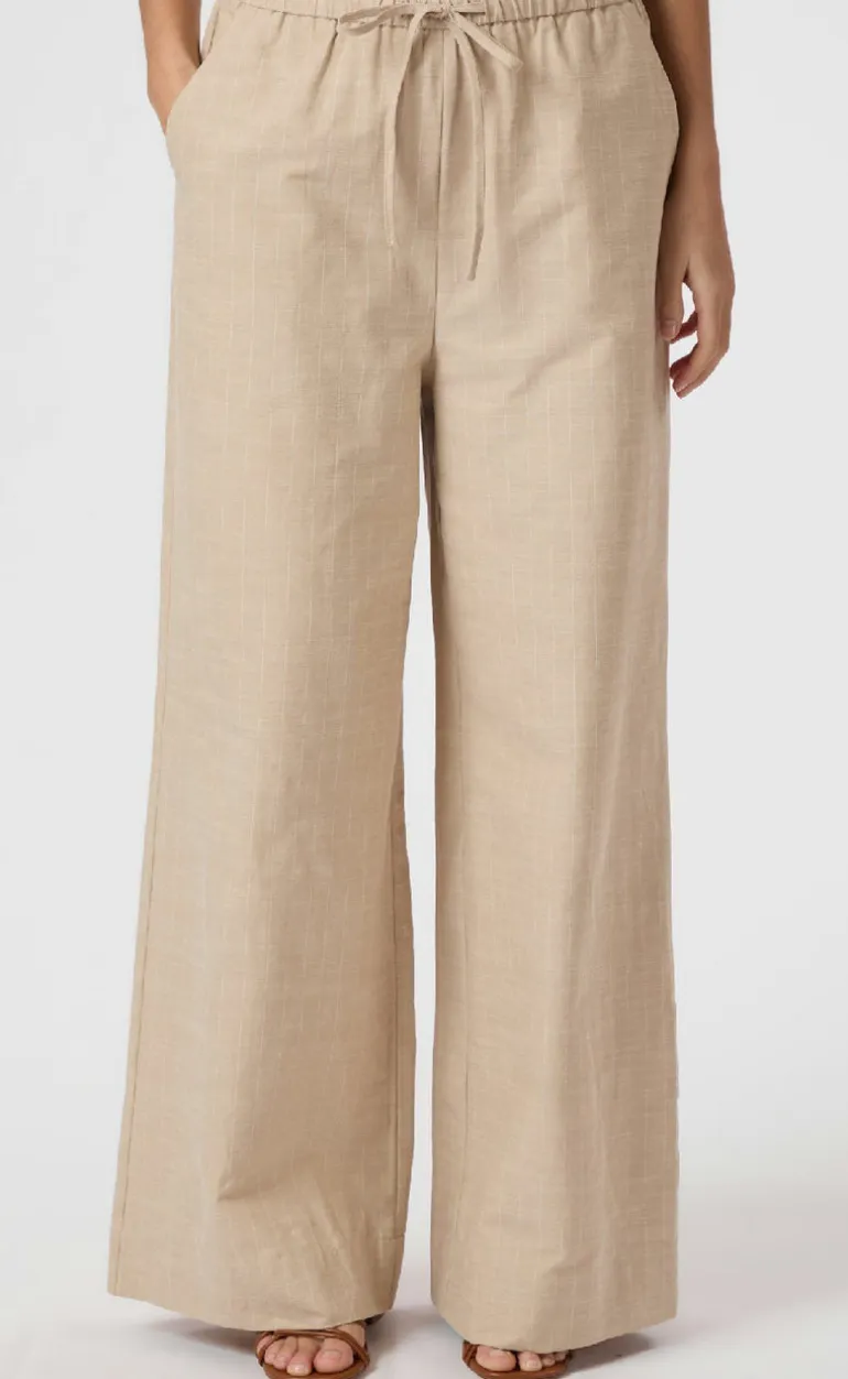 Neo Noir Bukser - Heifa Stripe - Sand