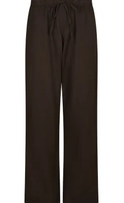 Neo Noir Bukser - Sonar Linen - Dark Brown