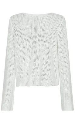 Neo Noir Cardigan - Bates - White