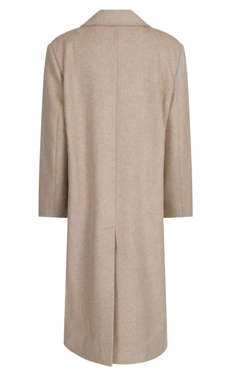 Neo Noir Frakke - Williams - Beige Melange