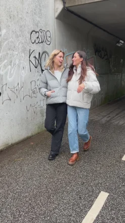 Neo Noir Jakke - Fox Puffer - Ivory