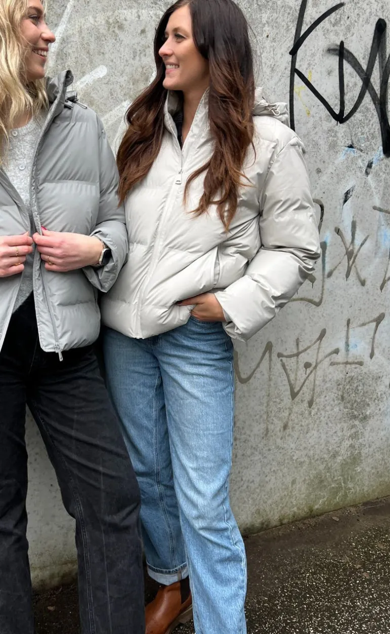 Neo Noir Jakke - Fox Puffer - Ivory