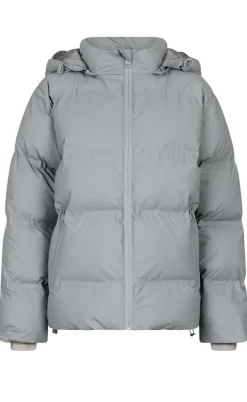 Neo Noir Jakke - Fox Puffer - Light Grey