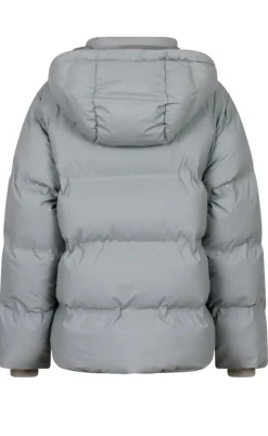 Neo Noir Jakke - Fox Puffer - Light Grey