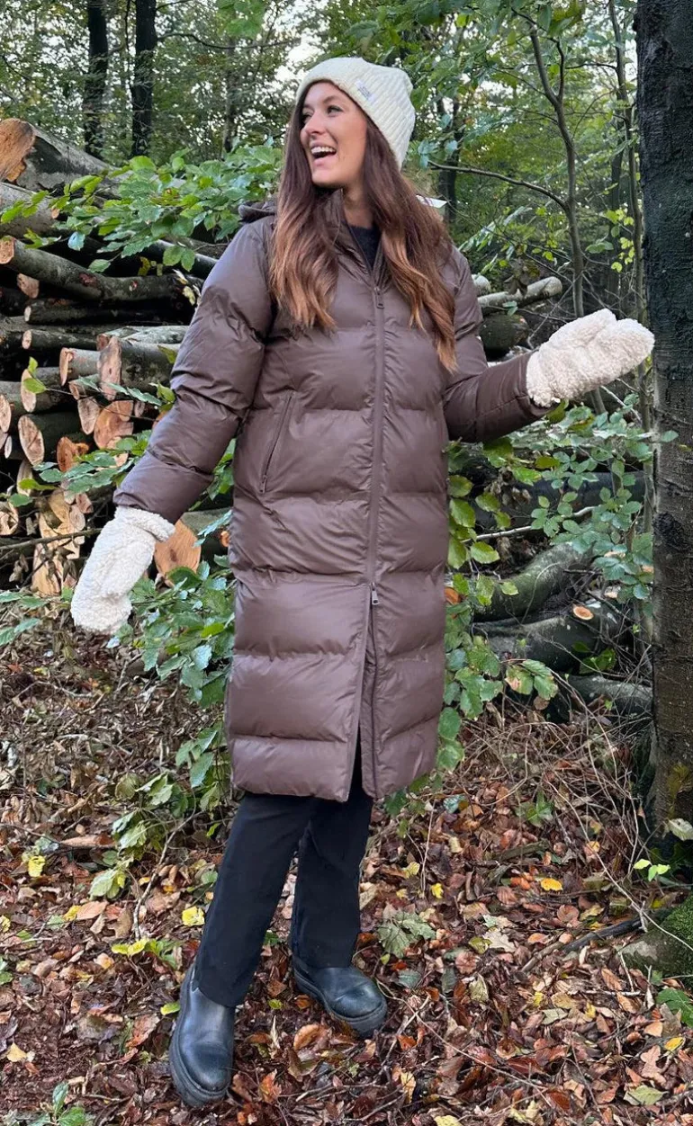 Neo Noir Jakke - Viviana Puffer - Mocca