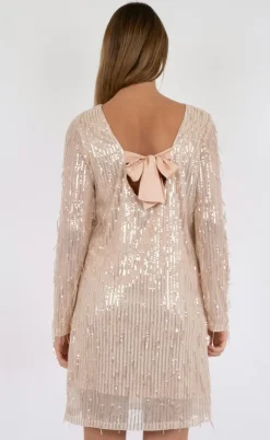 Neo Noir Kjole - Maline - Rose Gold