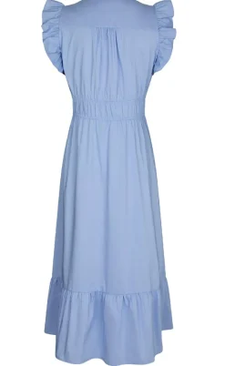 Neo Noir Kjole - Pollana Poplin - Sky Blue