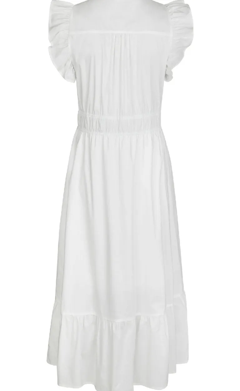 Neo Noir Kjole - Pollana Poplin - White
