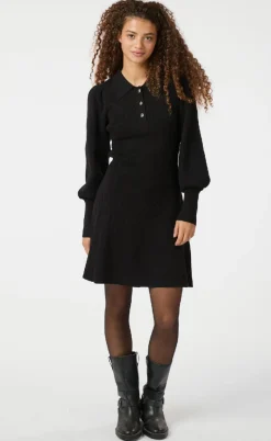 Neo Noir Kjole - Polli Rib - Black
