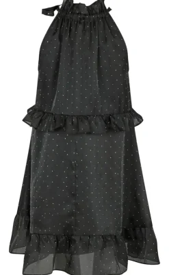Neo Noir Kjole - Rida Bedazzled - Black