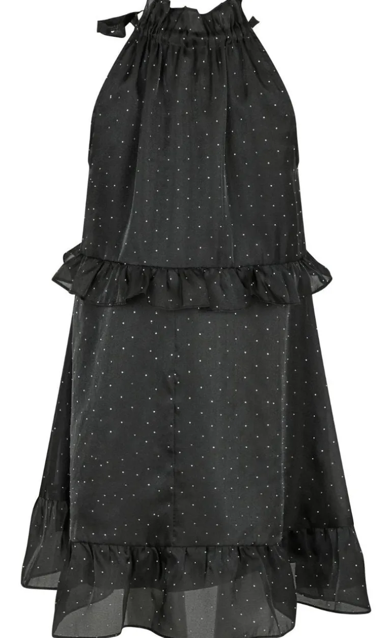 Neo Noir Kjole - Rida Bedazzled - Black