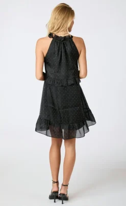 Neo Noir Kjole - Rida Bedazzled - Black