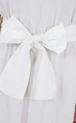Neo Noir Kjole - Tianna Embroidery - White