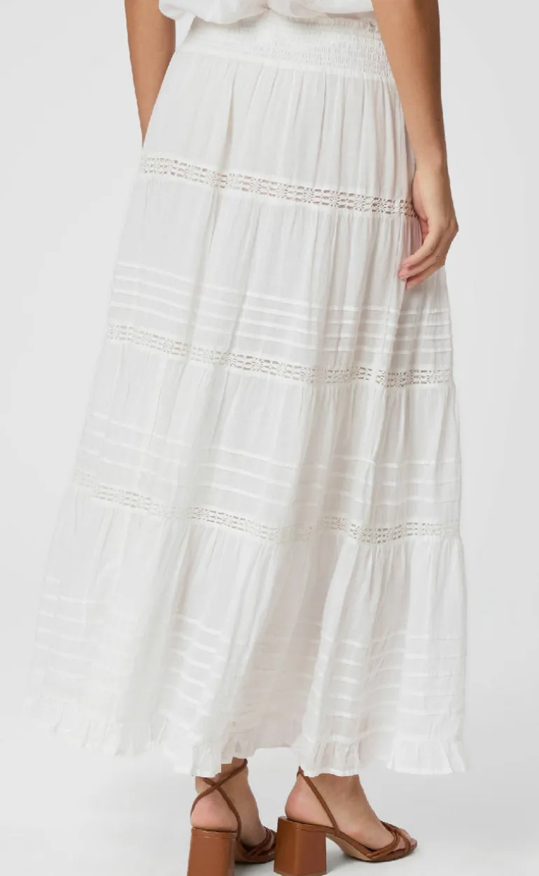 Neo Noir Nederdel - Felicia S Voile - White