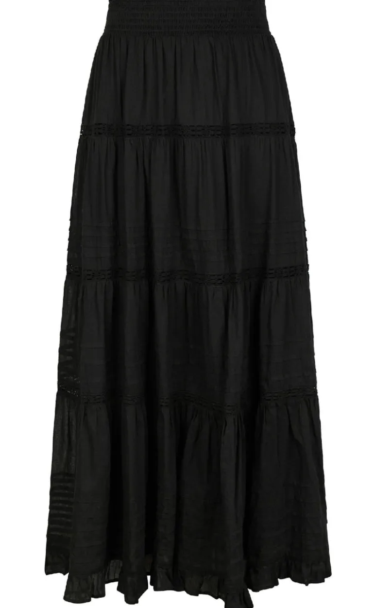 Neo Noir Nederdel - Felicia S Voile - Black