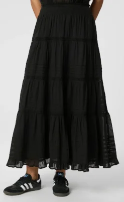 Neo Noir Nederdel - Felicia S Voile - Black