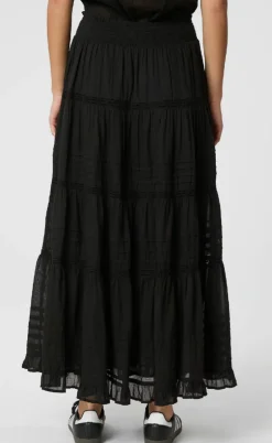 Neo Noir Nederdel - Felicia S Voile - Black
