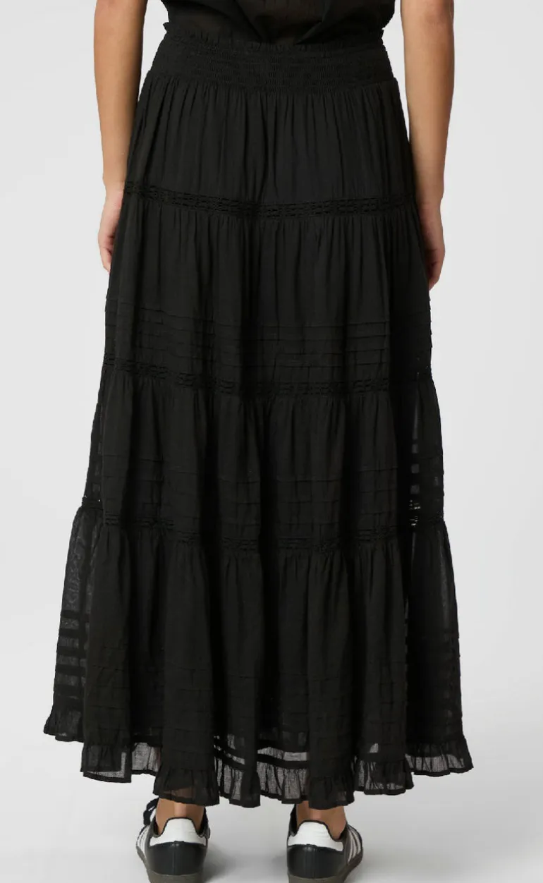 Neo Noir Nederdel - Felicia S Voile - Black