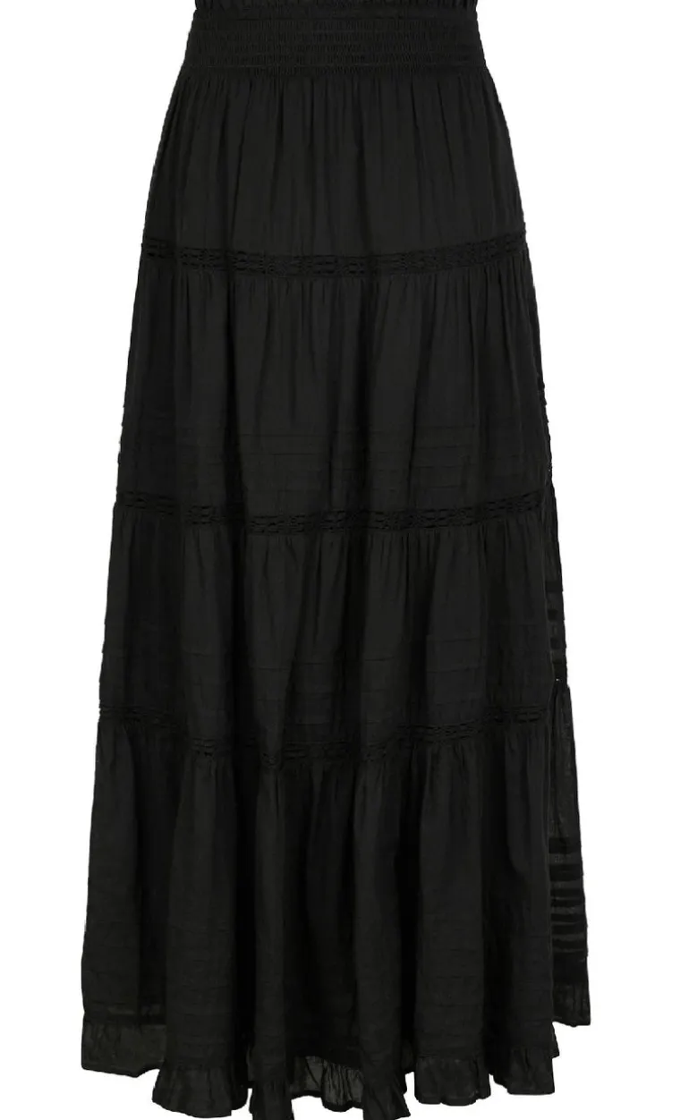 Neo Noir Nederdel - Felicia S Voile - Black
