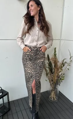 Neo Noir Nederdel - Frankie - Leopard