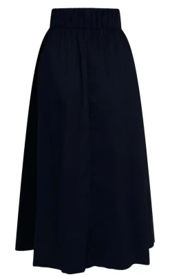 Neo Noir Nederdel - Yara Poplin - Black