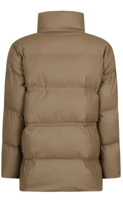 Neo Noir Puffer Jakke - Mayra - Dark Taupe