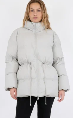 Neo Noir Puffer Jakke - Mayra - Ivory