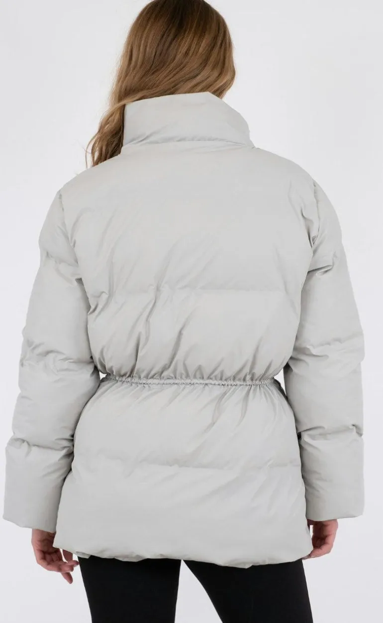 Neo Noir Puffer Jakke - Mayra - Ivory