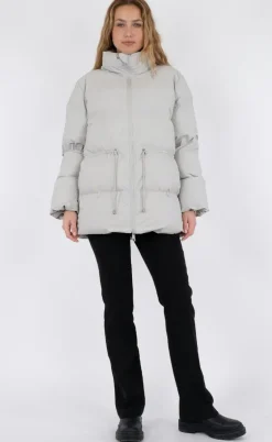 Neo Noir Puffer Jakke - Mayra - Ivory