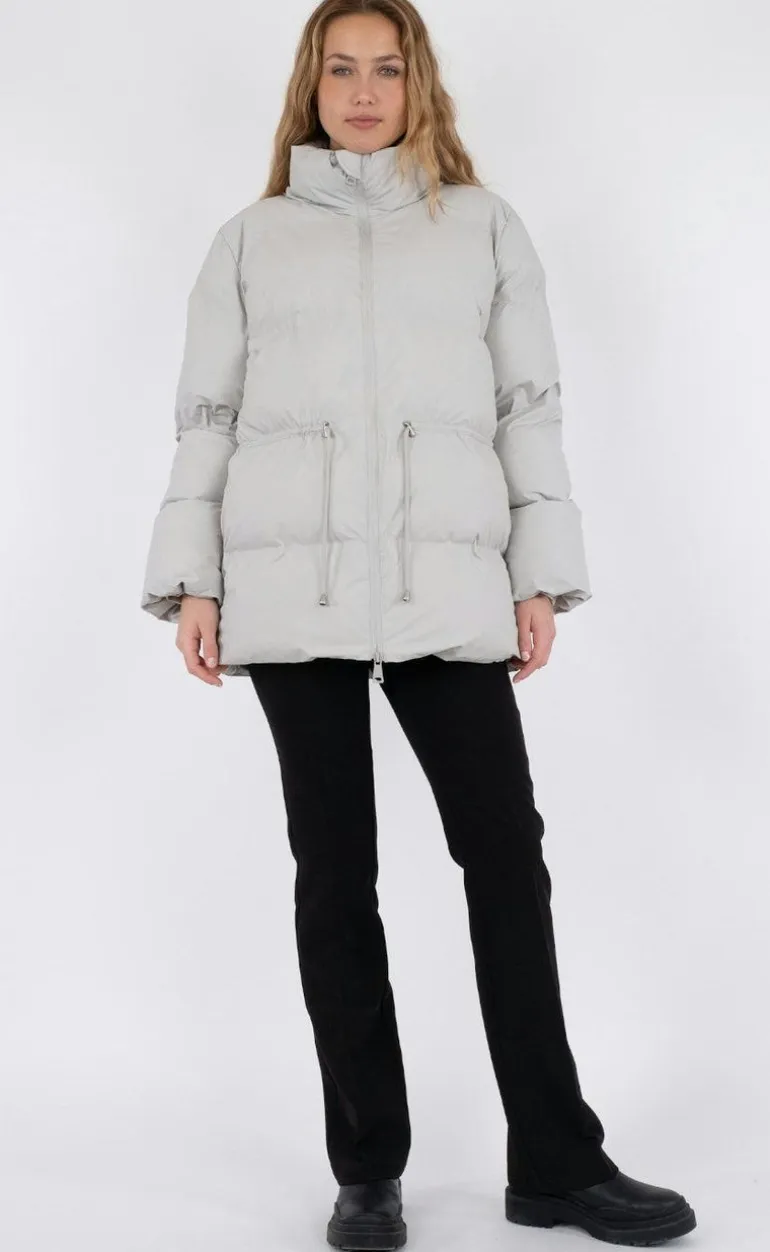 Neo Noir Puffer Jakke - Mayra - Ivory