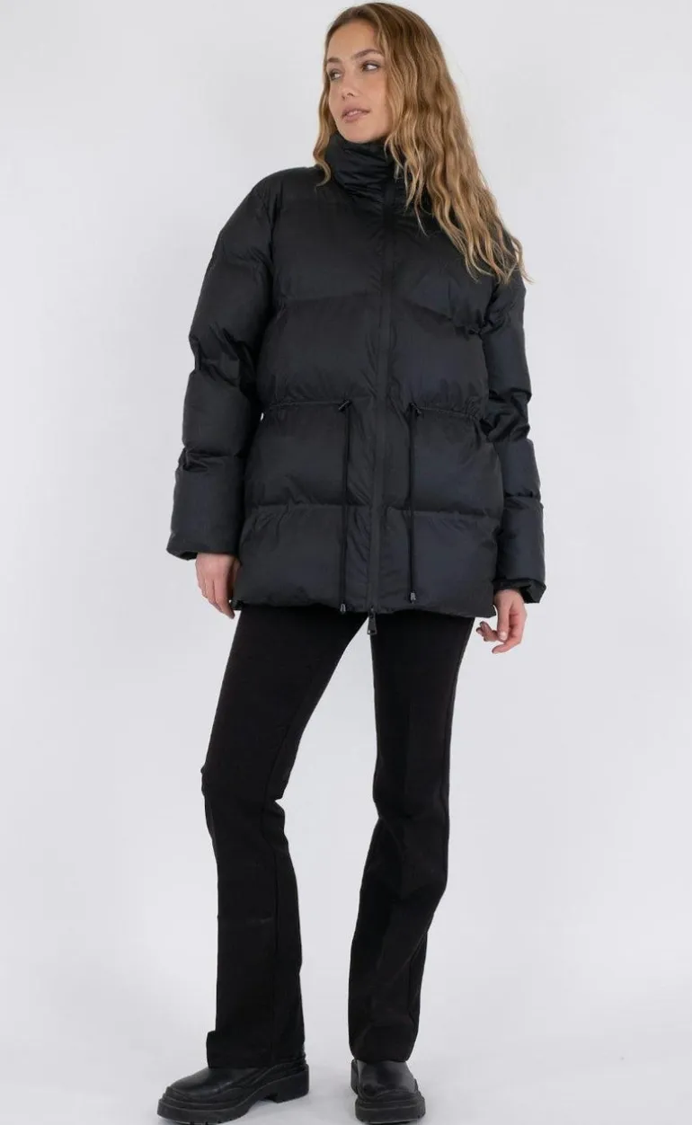 Neo Noir Puffer Jakke - Mayra - Black