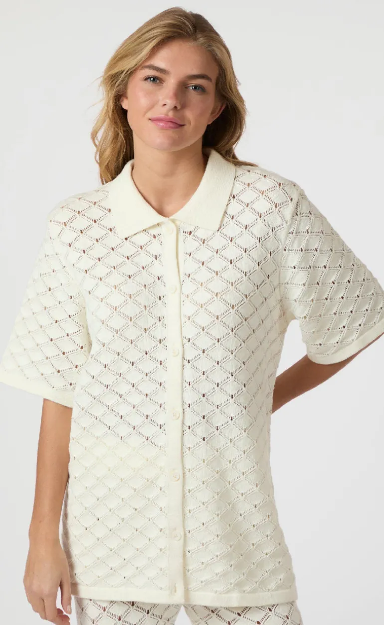 Neo Noir Skjorte - Sette Crochet - Off White