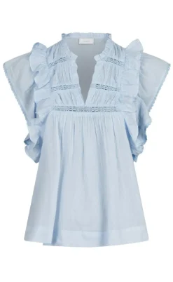 Neo Noir Top - Jayla - Light Blue
