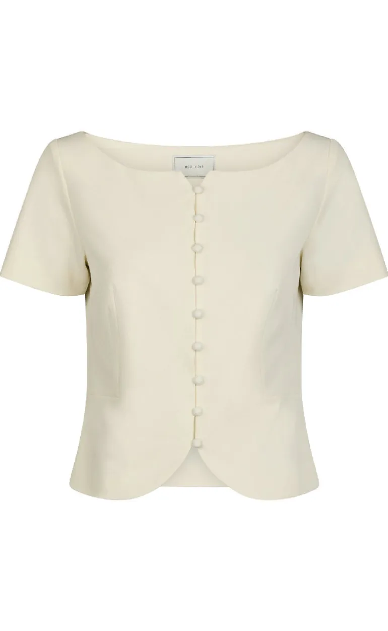 Neo Noir Top - Tango Structure - Off White