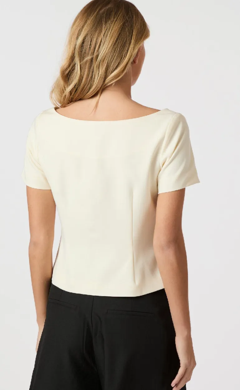 Neo Noir Top - Tango Structure - Off White