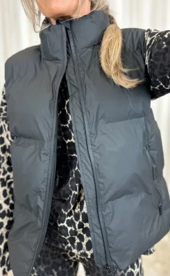 Neo Noir Vest - Annike C Puffer - Black