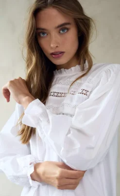 Noella Bluse - Kendira - White