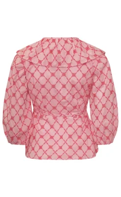 Noella Bluse - Kolina - Pink Lemonade