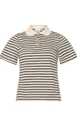 Noella Bluse - Leyna - Sugar Grey Stripe