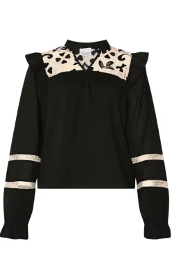 Noella Bluse - Salba - Black