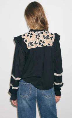 Noella Bluse - Salba - Black