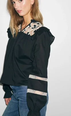 Noella Bluse - Salba - Black