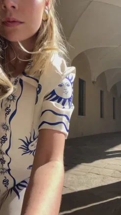 Noella Bukser - Kimona - Chana Blue Print