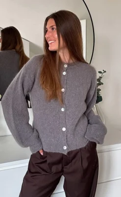 Noella Cardigan - Kae - Coffee
