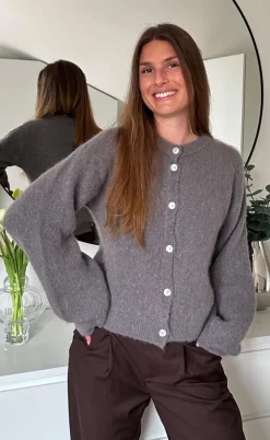 Noella Cardigan - Kae - Coffee