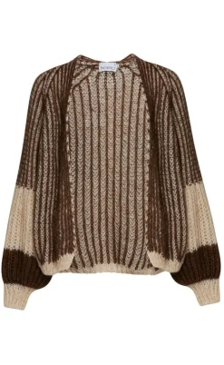 Noella Cardigan - Liana - Beige/Brown